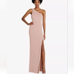 *NWT* Thread Addison One Shoulder Chiffon Trumpet Gown